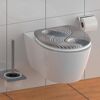WC-Sitz mit Yin und Yang Motiv