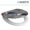 WC-Sitz mit Yin und Yang Motiv