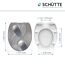 WC-Sitz Yin und Yang, grau, von Schütte