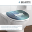 WC-Sitz 'Fallen Leaf' mit Absenkautomatik Duroplast