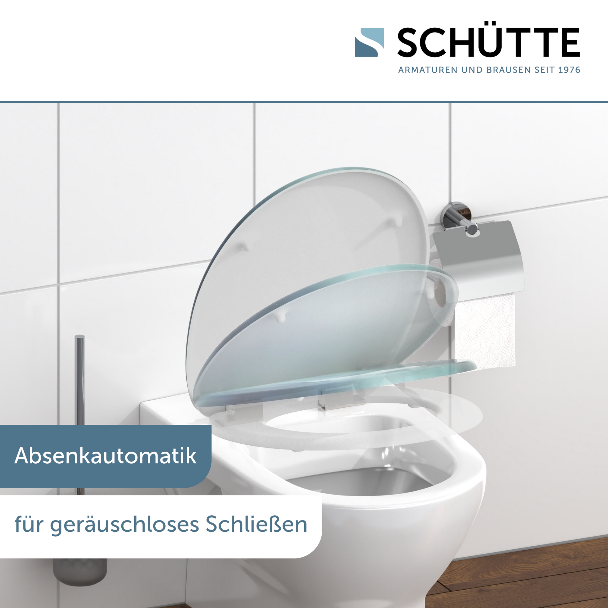 WC-Sitz 'Fallen Leaf' mit Absenkautomatik Duroplast