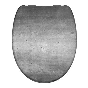 WC-Sitz 'Industrial Grey' mit Absenkautomatik grau 37,5 x 45 cm