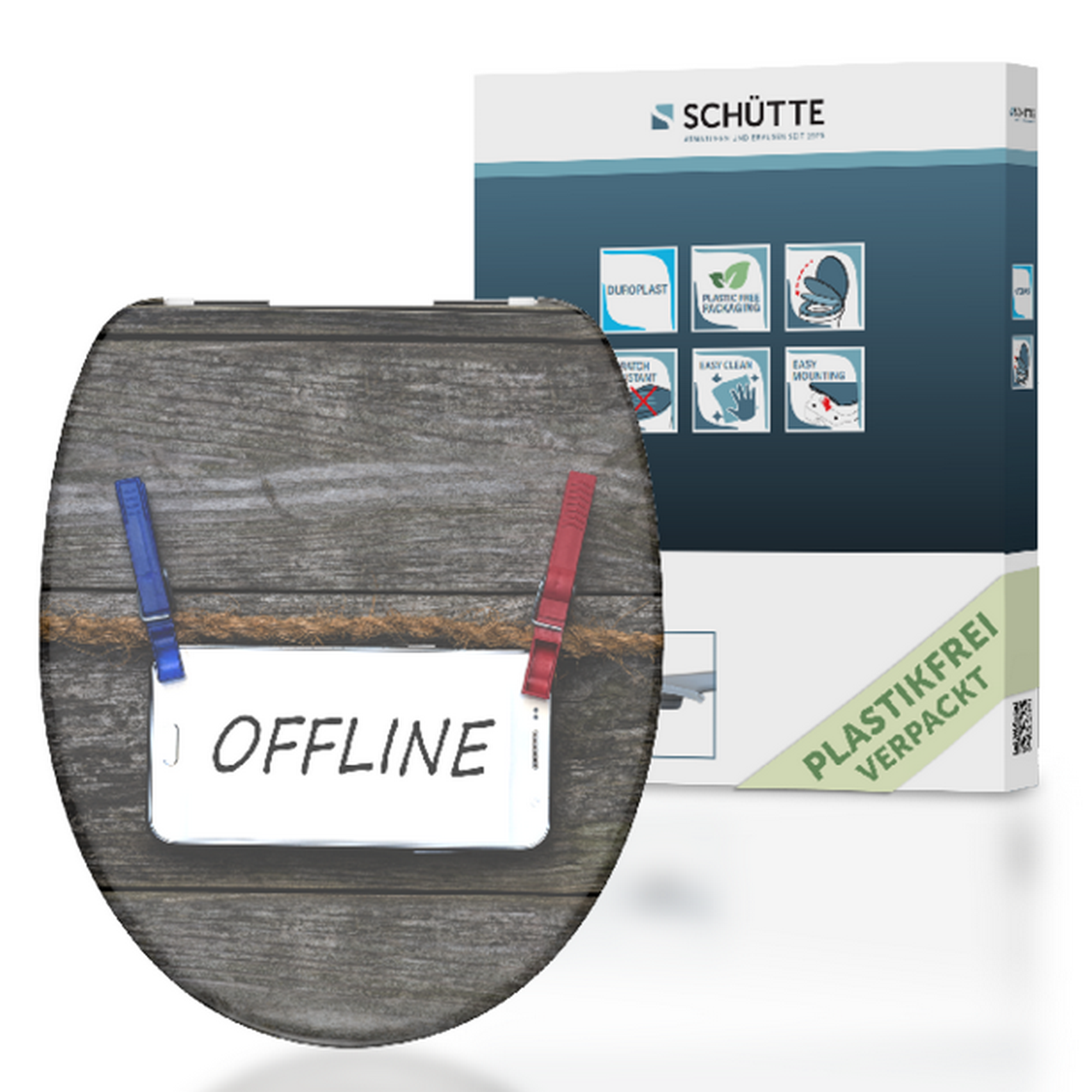 WC-Sitz 'Offline' mit Absenkautomatik Duroplast