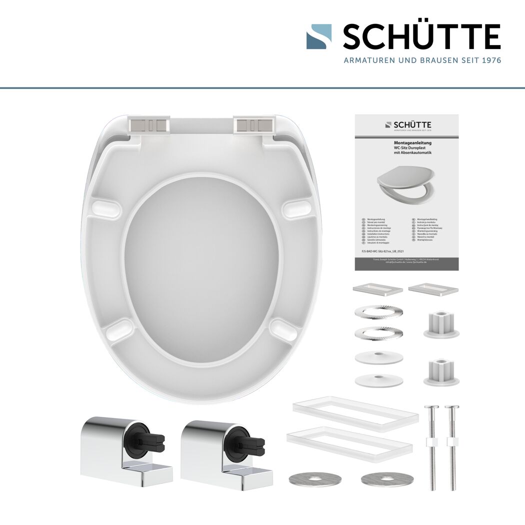 WC-Sitz 'Neon Paint' mit Absenkautomatik Duroplast