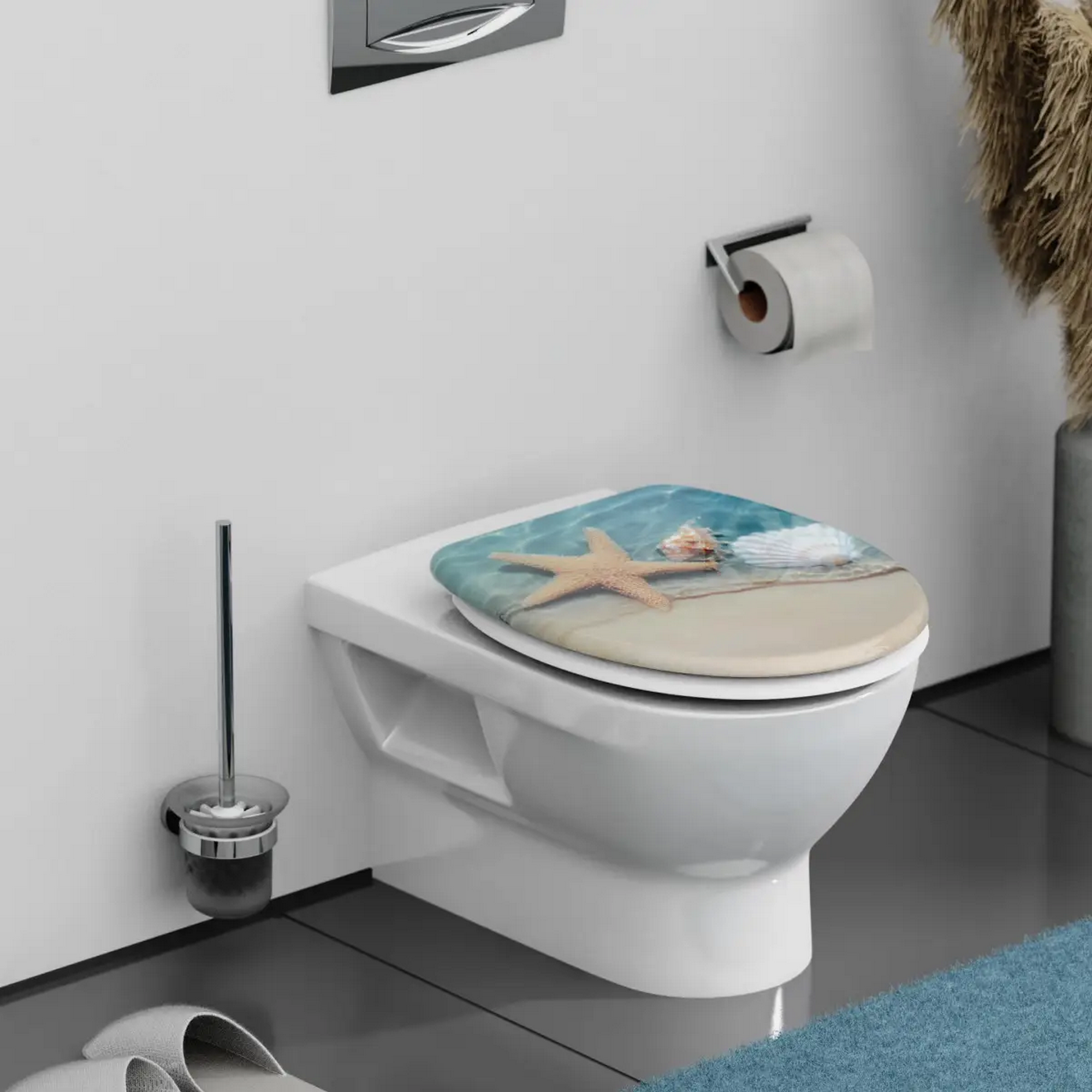 WC-Sitz 'Beach' mit Absenkautomatik Duroplast