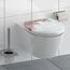 WC-Sitz mit Kirschblütenmuster