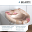 Verkleinertes Bild von WC-Sitz 'Romantic' mit Absenkautomatik rosa 37,5 x 45 cm