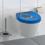 Verkleinertes Bild von WC-Sitz 'Shark' mit Absenkautomatik blau 37,5 x 45 cm