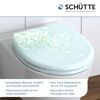 Toilettensitz mit floralem Muster