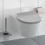 Verkleinertes Bild von WC-Sitz 'Slim Grey' mit Absenkautomatik grau 37 x 44 cm