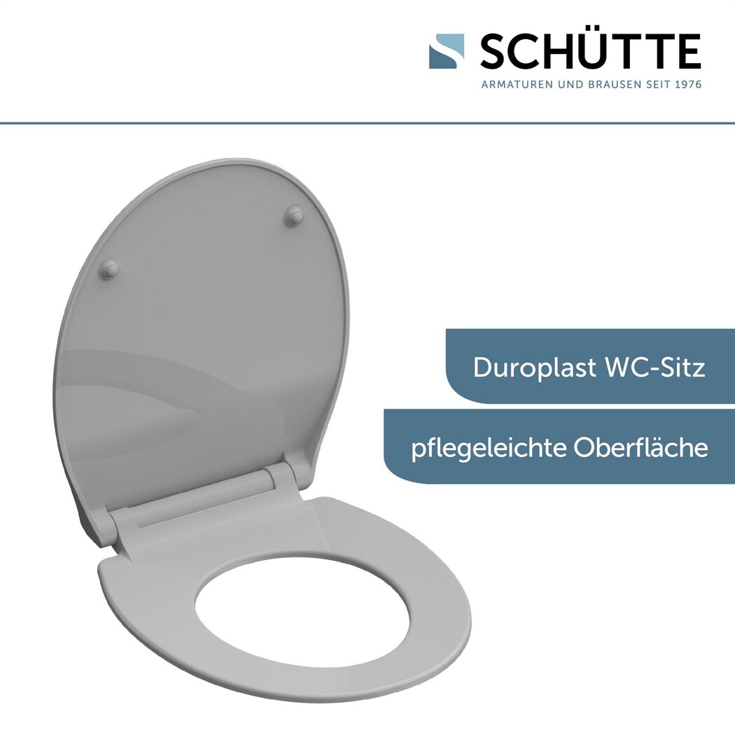 Duroplast WC-Sitz, aufgeklappt