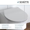 WC-Sitz, weiß, extraflach
