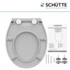 Schütte WC-Sitz Duroplast mit Anleitung und Montagematerial