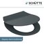 Anthrazitfarbener WC-Sitz Duroplast Slim