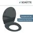 Anthrazitfarbener WC-Sitz Duroplast SLIM