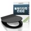 WC-Sitz 'Slim Black' mit Absenkautomatik schwarz Duroplast