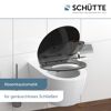 Schwarzer WC-Sitz Duroplast SLIM BLACK Absenkautomatik