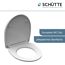 WC-Sitz Duroplast, geöffnet