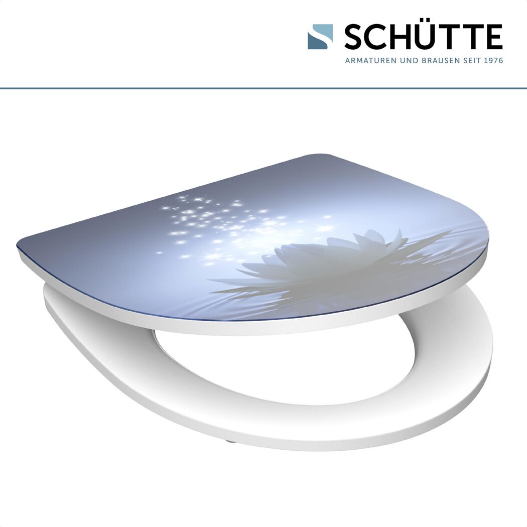 WC-Sitz WATER LILY mit Seerosenmotiv