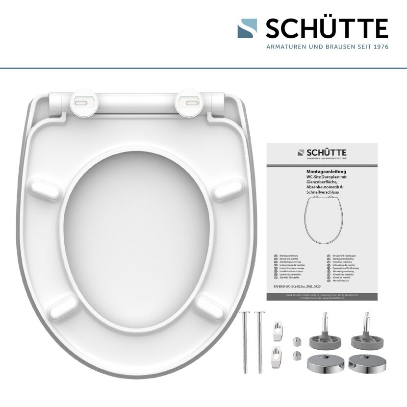 WC-Sitz Duroplast WATER LILY mit Absenkautomatik