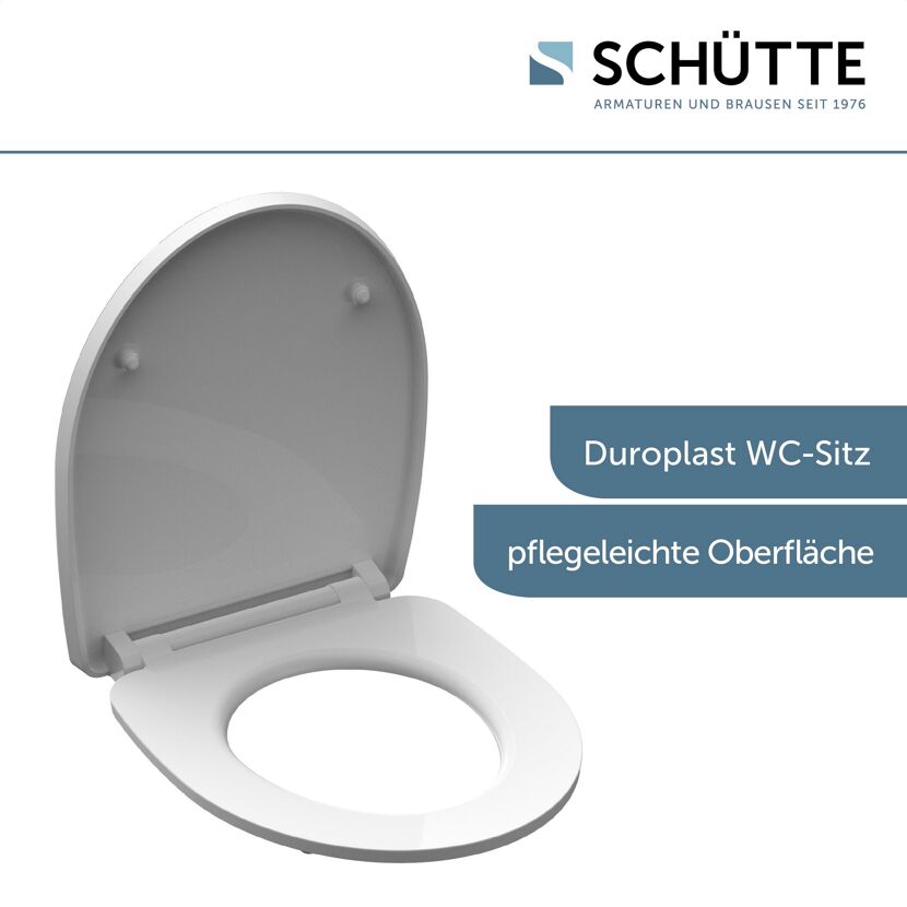WC-Sitz Duroplast weiß