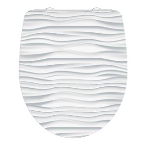 WC-Sitz 'White Wave HG' mit Absenkautomatik weiß 37,5 x 45 cm