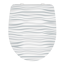 Verkleinertes Bild von WC-Sitz 'White Wave HG' mit Absenkautomatik weiß 37,5 x 45 cm