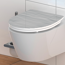 Verkleinertes Bild von WC-Sitz 'White Wave HG' mit Absenkautomatik weiß 37,5 x 45 cm