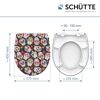 WC-Sitz mit buntem Totenkopf-Muster