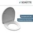 Weißer WC-Sitz Duroplast von Schütte