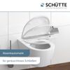 WC-Sitz mit Absenkautomatik für geräuschloses Schließen