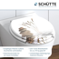 Verkleinertes Bild von WC-Sitz 'Balance' mit Absenkautomatik weiß/grau 37,5 x 43,5 cm