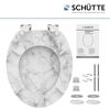 WC-Sitz 'Marmor Stone' mit Absenkautomatik Holzkern
