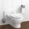 WC-Sitz 'Marmor Stone' mit Absenkautomatik Holzkern