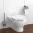 WC-Sitz 'Marmor Stone' mit Absenkautomatik Holzkern