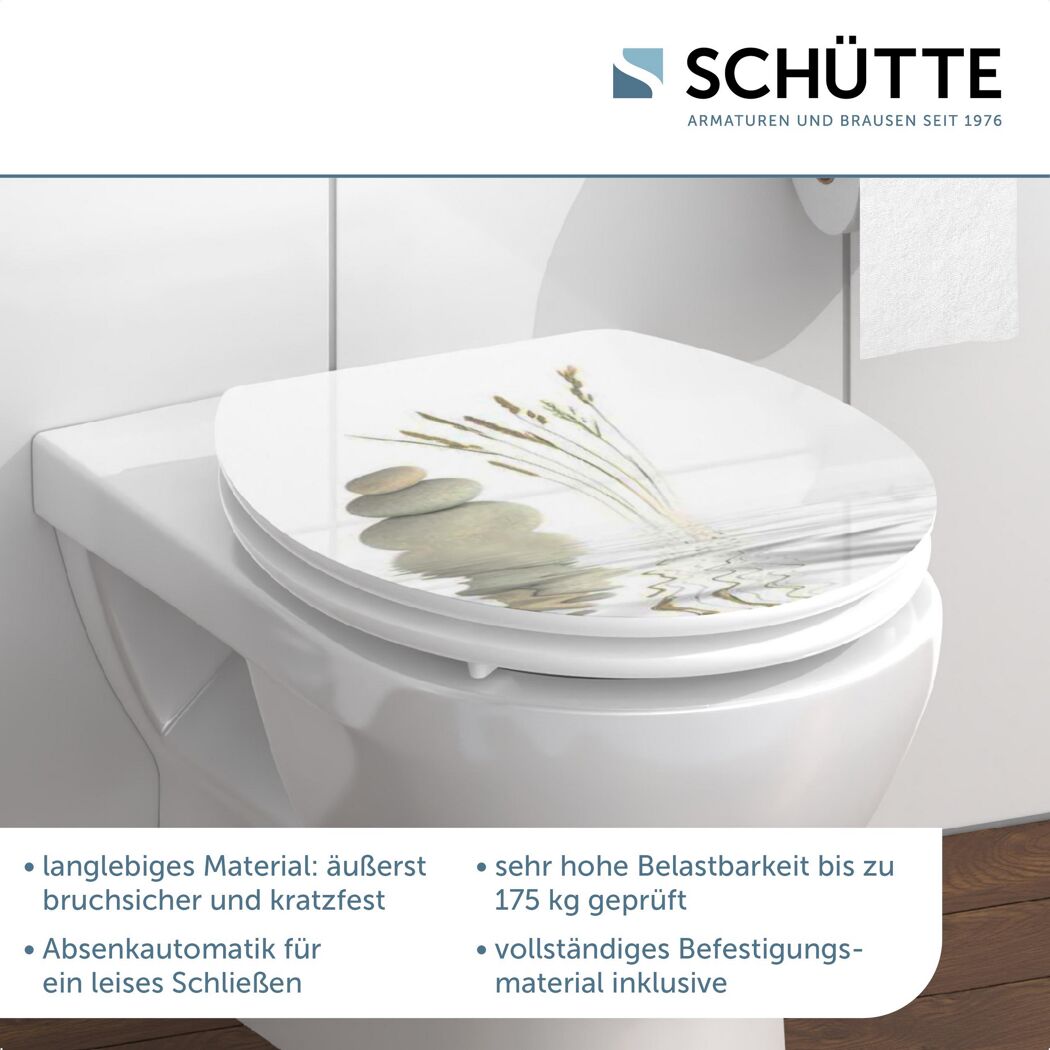 WC-Sitz BALANCE mit Zen-Motiv
