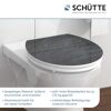 Schwarzer WC-Sitz von Schütte