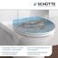 WC-Sitz mit Muschelherz Dekor