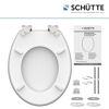 Schütte WC-Sitz, weiß, mit Montageanleitung