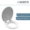Schütte WC-Sitz, MDF, Hochglanz, weiß