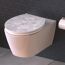 WC-Sitz DIAMOND mit geometrischem Muster
