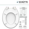 Schütte WC-Sitz DIAMOND mit Absenkautomatik und Befestigungsmaterial