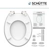 Schütte WC-Sitz HIGH GLOSS mit Absenkautomatik und Montageanleitung