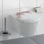 WC-Sitz mit Kirschblütenmuster