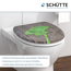 WC-Sitz 'Ginkgo and Wood' mit Absenkautomatik Duroplast
