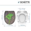 WC-Sitz Ginkgo & Wood mit Maßen