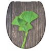 WC-Sitz 'Ginkgo and Wood' mit Absenkautomatik Duroplast