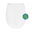 WC-Sitz 'Click&Clean' mit Absenkautomatik weiß Duroplast