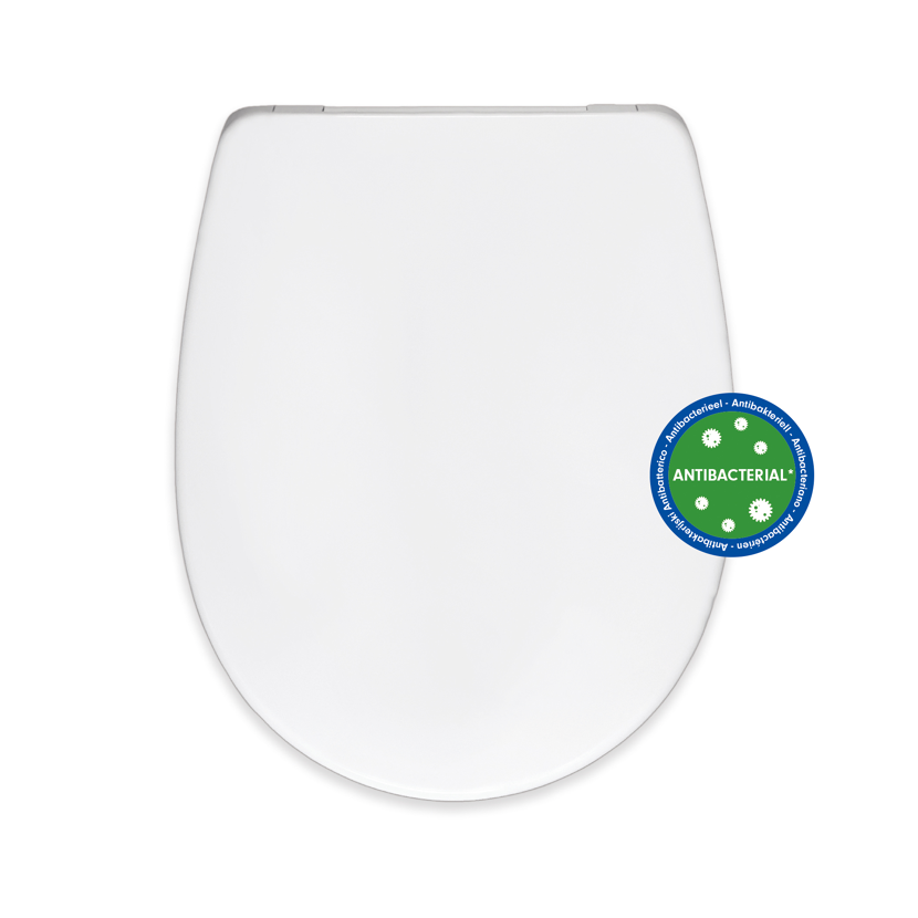 WC-Sitz 'Click&Clean' mit Absenkautomatik weiß Duroplast