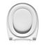 WC-Sitz 'Click&Clean Silent' mit Absenkautomatik weiß